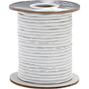 Cmple 14 AWG CL2 Rated 2-Conductor Loud Speaker Cable for In Wall Installation (White, 100')