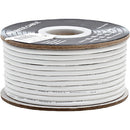 Cmple 16 AWG CL2 Rated 2-Conductor Loud Speaker Cable for In Wall Installation (White, 100')