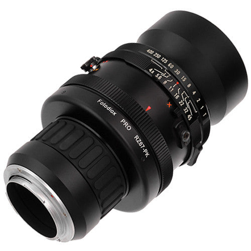 FotodioX Pro Lens Mount Adapter for Mamiya RZ67 Lens to Pentax K Mount Camera