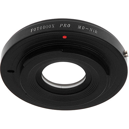FotodioX Pro Lens Mount Adapter for Minolta MD Lens to Nikon F Mount Camera