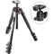Manfrotto MT190XPRO4 Aluminum Tripod Kit with 494 Mini Ball Head and RC2 QR Plate