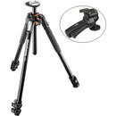 Manfrotto MT190XPRO3 Aluminum Tripod Kit with 322RC2 Grip Action Ball Head and Quick-Release System