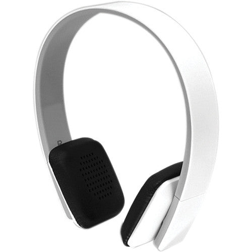 Aluratek ABH04F Bluetooth Wireless Stereo Headphones (White)