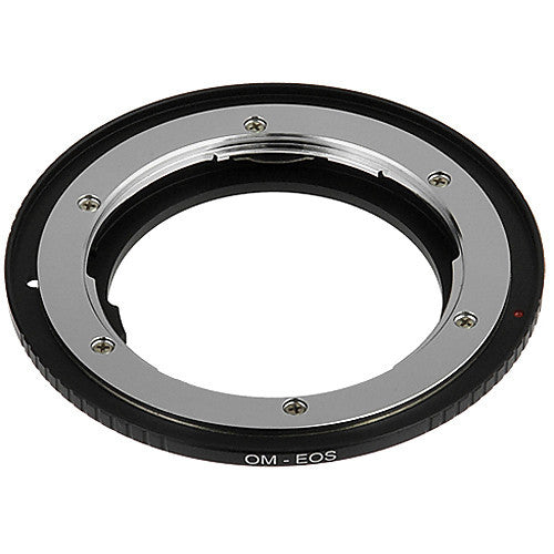 FotodioX Pro Lens Mount Adapter for Olympus OM Lens to Canon EF-Mount Camera