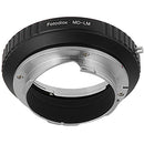 FotodioX Minolta MD/MC Pro Lens Adapter with Built-In Iris Control for Leica M-Mount Cameras