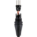 Kopul Studio Elite 4000 Series XLR M to Angled XLR F Microphone Cable - 1.5' (0.45 m), Black
