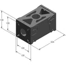 Peerless-AV Back-to-Back Display Mount for 10 to 65" Modular Series Flat Panel Display Mounts (Black)