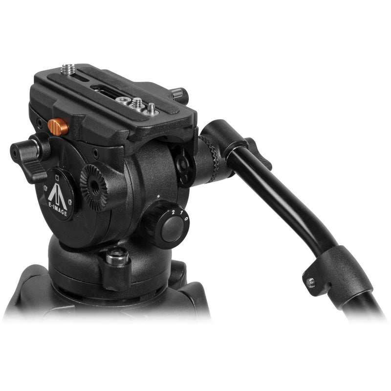 E-Image EK60AAM Fluid Drag Video Head and Tripod