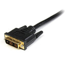 StarTech HDMI Male to DVI-D Male Cable (6', Black)