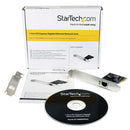 StarTech 1-Port Dual Profile PCIe Gigabit Network Server Adapter NIC Card