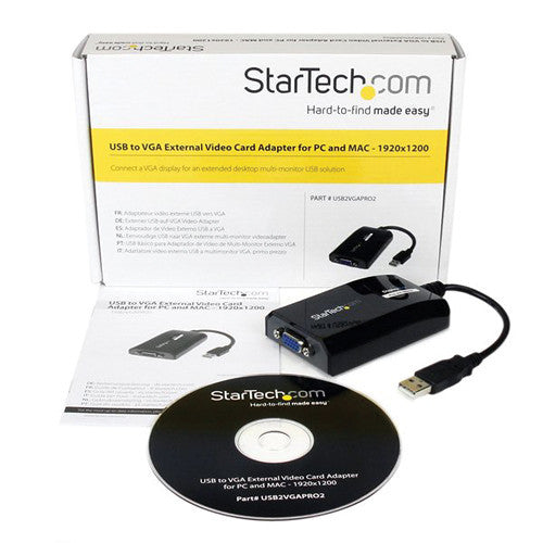 StarTech USB to VGA Display Adapter for PC and Mac