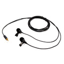 Microphone Madness MM-BSM-9 Binaural Stereo Microphones with Shure Premium Holding Clips