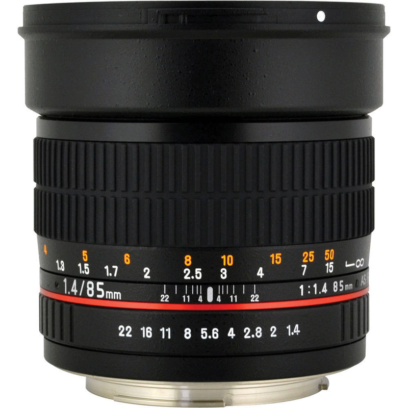 Rokinon 85mm f/1.4 AS IF UMC Lens for Micro Four Thirds Mount