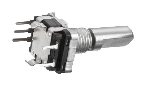 Wurth Elektronik 482020514001 482020514001 Rotary Encoder Mechanical Incremental 20 PPR Detents Vertical With Push Switch