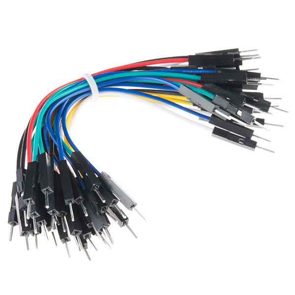 SparkFun Jumper Wires Premium 4" M/M - 26 AWG (30 Pack)