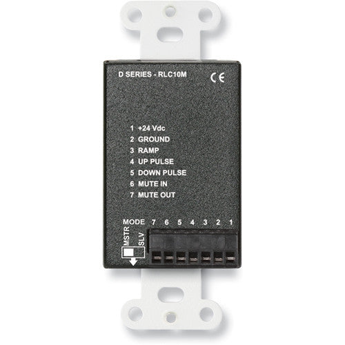 RDL D-RLC10M Remote Level Control with Muting, Rotary (White)