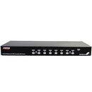 StarTech 8-Port 1U Rackmount USB KVM Switch Kit with OSD and Cables (Black)