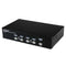 StarTech 4-Port DVI USB KVM Switch with Audio and USB 2.0 Hub (Black)