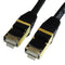 Tera Grand Premium Cat7 Double-Shielded 10Gb 600 MHz Cable (Black, 7')