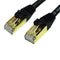 Tera Grand Premium Cat7 Double-Shielded 10Gb 600 MHz Cable (Black, 25')