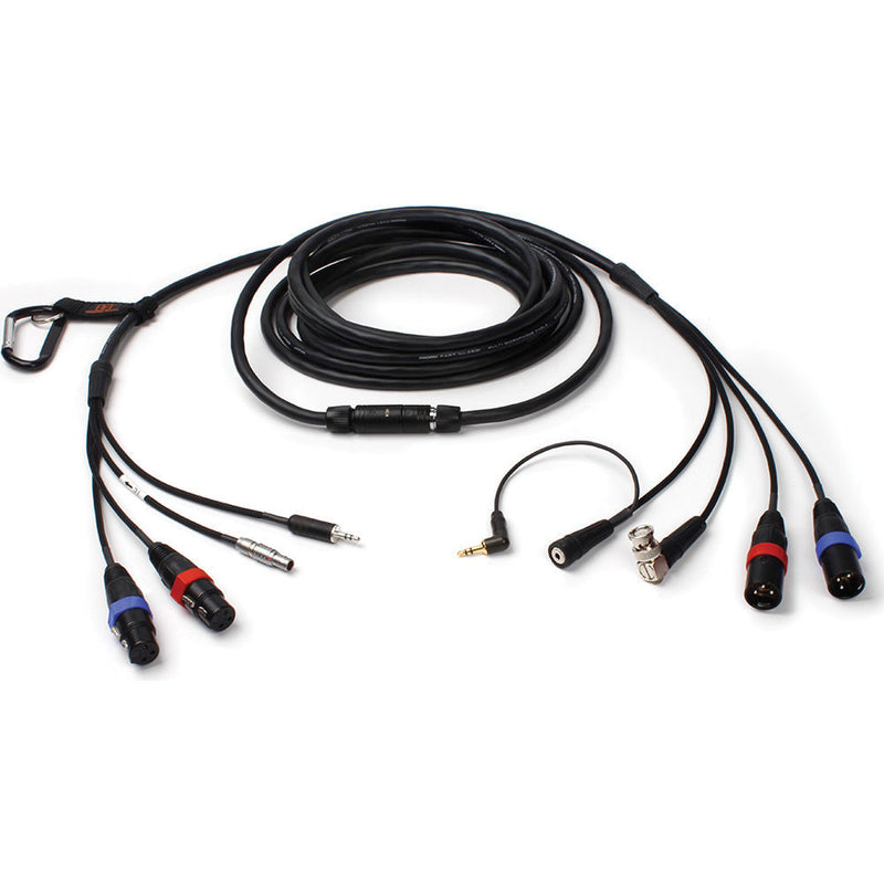 Remote Audio ENG Breakaway Cable withTimecode for The Sound Devices 633 (20')