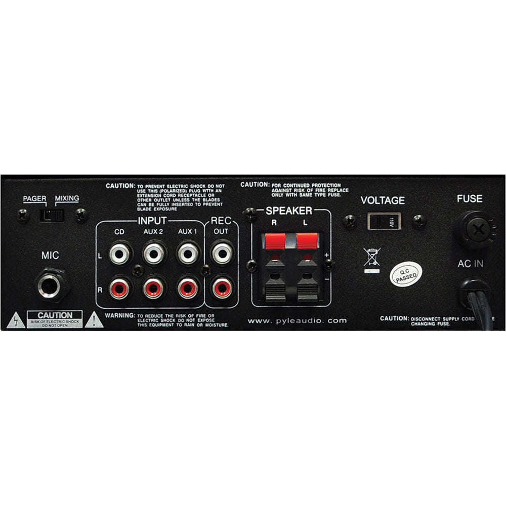 PTA4 Mini 2 x 120 Watt Stereo Power Amplifier w/ AUX/CD Input India