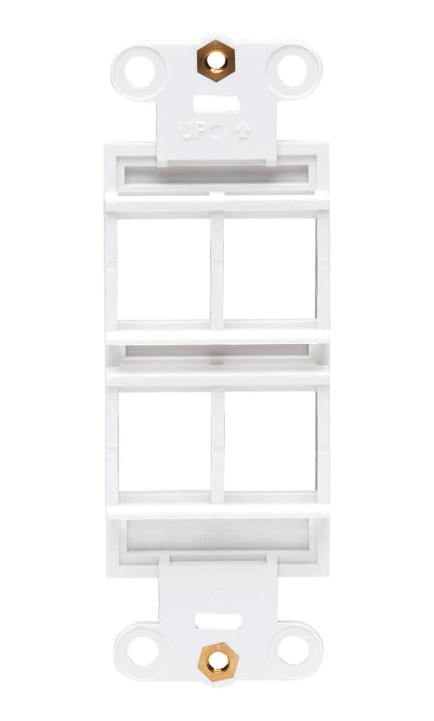 TRIPP-LITE N042D-004V-WH Centre Plate Insert Decora Style White