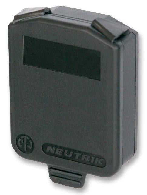 NEUTRIK SCDX Dust Cap / Cover, Hinged Cover, D Size Chassis Connector, Plastic Body