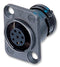 NEUTRIK ORP8F Circular Connector, Neutricon Series, Receptacle, 8 Contacts, Socket, Solder, Panel Mount