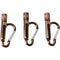 Porta Brace Carabiner Set (3 Piece, Bronze)