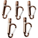 Porta Brace Carabiner Set (5 Piece, Bronze)