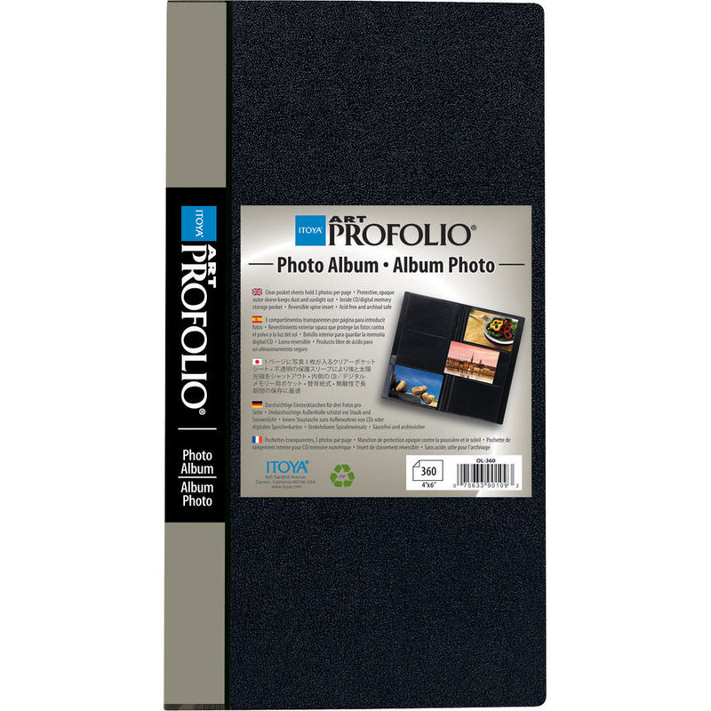 Itoya Slim Profolio 4 x 6" Photo Album (360 Photos)