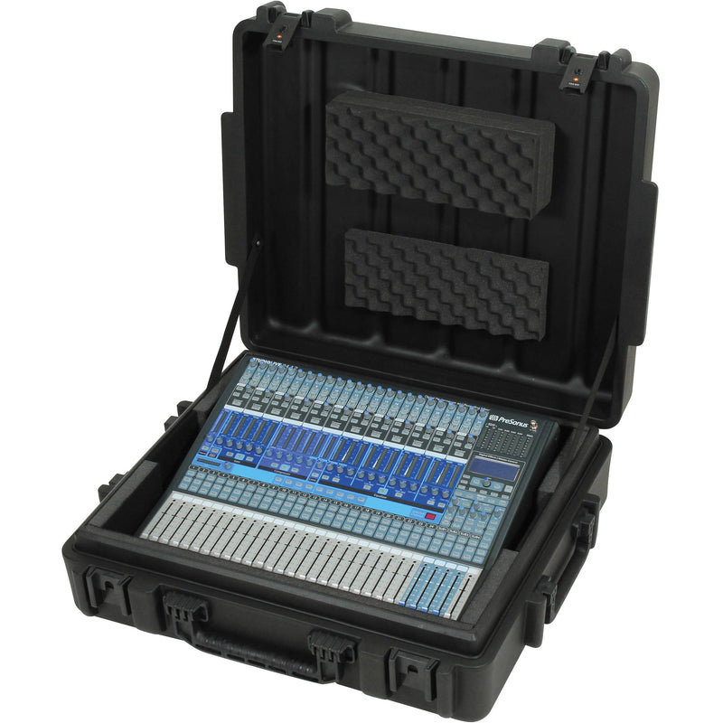 SKB Rotationally Molded Case for PreSonus Studiolive 24-Channel Mixer & Allen & Heath ZED24 Mixer