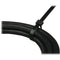 Pearstone 8" Reusable Plastic Cable Ties - Black (100-Pack)