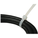 Pearstone 8" Reusable Plastic Cable Ties - Clear (20-Pack)