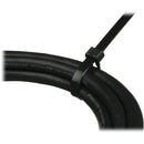 Pearstone 12" Reusable Plastic Cable Ties - Black (100-Pack)