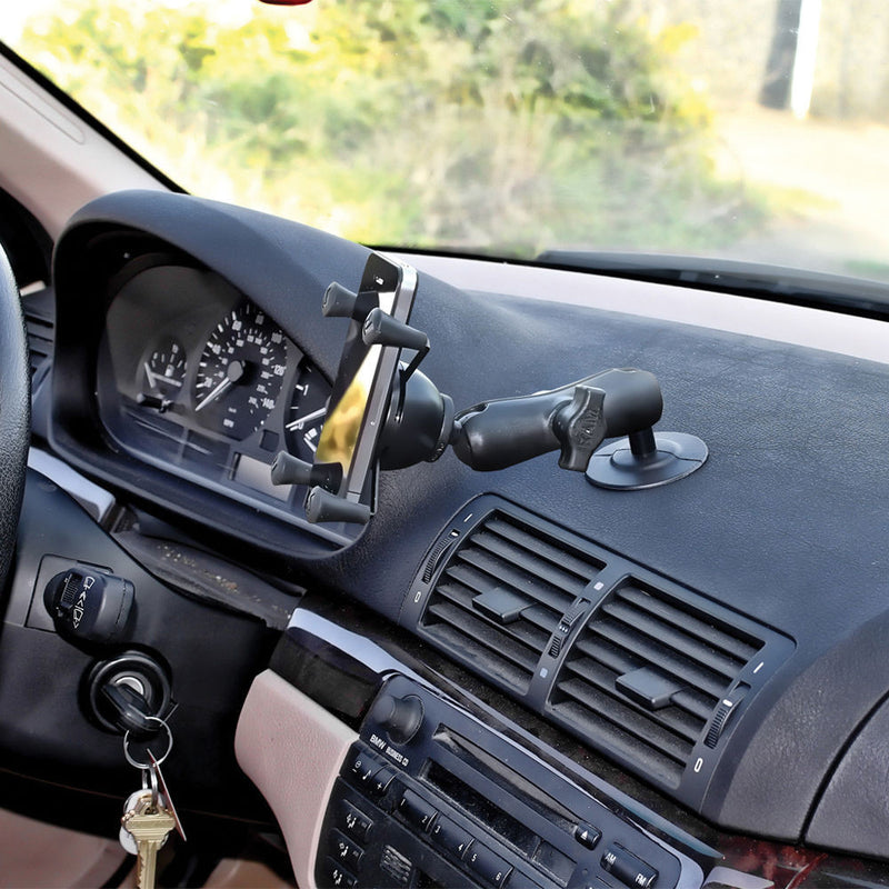 RAM MOUNTS Flex Adhesive Mount with Universal X-Grip Cellphone Holder