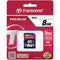 Transcend 8GB SDHC Memory Card Class 10