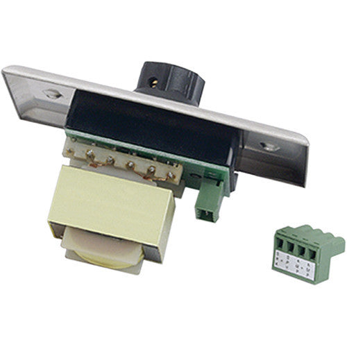 Atlas Sound AT10 10W Single Gang 70.7V Commercial Attenuator (Stainless Steel)