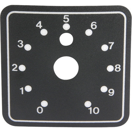 Atlas Sound AT35-RM Rack Mounted 35W Attenuator with 3dB Steps (Matte Black)