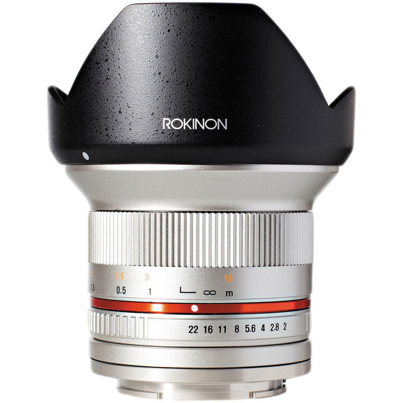 Rokinon 12mm f/2.0 NCS CS Lens for Sony E-Mount (Silver)