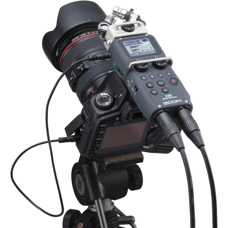 Zoom H5 Podcast Mic Kit with Handy Recorder, Mic, Headphones & Stand