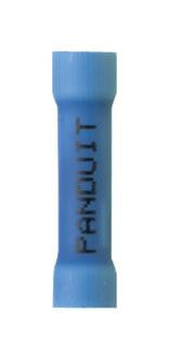 PANDUIT BSV14X-M TERMINAL, BUTT SPLICE, 16-14AWG, BLU