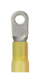 PANDUIT PV4-38R-E TERMINAL, RING TONGUE, M10, 4AWG, YEL