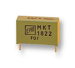 Vishay MKT1822410635 DC Film Capacitor 0.1 &micro;F 630 V PET (Polyester) &plusmn; 10% MKT1822 Series