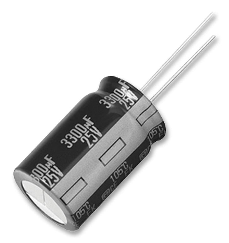 Panasonic EEUFK1C122S Electrolytic Capacitor 1200 &Acirc;&micro;F 16 V &plusmn; 20% Radial Leaded 5000 Hours @ 105&deg;C Polar