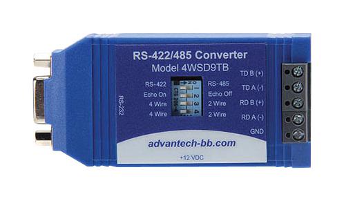 Advantech BB-4WSD9TB BB-4WSD9TB Converter RS232-RS485 TB Port Powered