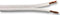 PRO POWER TEM0621-2009 WHITE 100M Multicore Unscreened Cable, Figure 8 Speaker, White, 2 Core, 1.32 mm&sup2;, 328 ft, 100 m