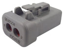 Deutsch - TE Connectivity DTP06-2S-E003 Automotive Connector Housing IP68 DTP Plug 2 Ways Series Socket Contacts