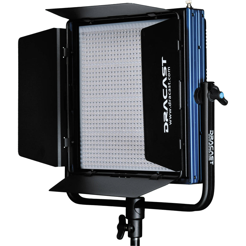 Dracast LED1000 Pro Bi-Color LED 2-Light Kit with Stands and Gold Mount Battery Plates